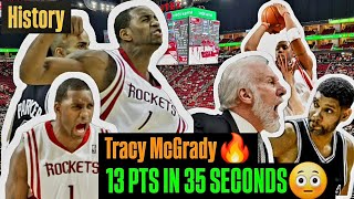 13 Points in 33 Seconds 😳🔥 The Day TRACY MCGRADY Made History Vs San Antonio Spurs  NBA HISTORY [upl. by Vidal]