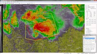 Granbury TX Tornado on Radar  5152013 [upl. by Anuaik]