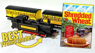 Best Promotion Model Ever Shredded Wheats Steam Train from the 1980s  Vintage Model Railways [upl. by Genie906]