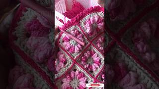 Crochet Picot Stitch Border Tutorial easycrochet owlssocute grannysquare [upl. by Rumney]