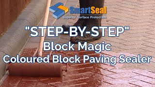 Block Magic  ReColouring Sealer Transforms Old Block Paving Driveways and Patios [upl. by Akemrehs]