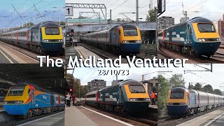 The Midland Mainline HST Return  The Midland Venturer 28102023 [upl. by Batholomew]