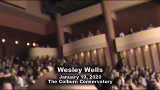 Wesley Wells solos at The Colburn Conservatory [upl. by Walkling]