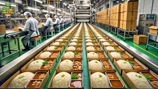 How Millions of Ready Meals Are Made in a Factory  Ready Meals Factory Process [upl. by Hogarth]