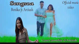 SengsoaGaro romantic song  Benika ft Artiush [upl. by Tonye]