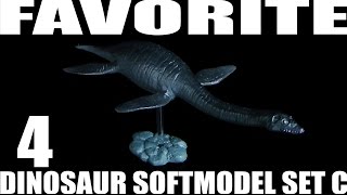 Favorite Co Ltd ®  Dinosaur Softmodel Set C  Plesiosaurus Unboxing Teil 4  ReUpload [upl. by Nywnorb]