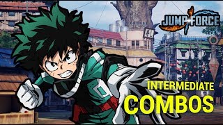 Jump Force  Deku Intermediate Combos  Inputs [upl. by Atila958]