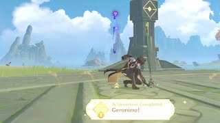 genshin impact geronimo tutorial no fall damage [upl. by Mou]