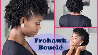 Coiffure Cheveux Crépus  Frohawk Bouclé [upl. by Notsuh223]