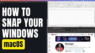 How To Snap Windows in macOS in Minutes [upl. by Agretha278]