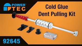 92645  Cold Glue Dent Pulling Kit PDR  PowerTEC [upl. by Marlon]