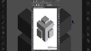 Logo Ideas Tutorial Designing 3D Vector Logos in Illustrator art vector adobeillustrator [upl. by Tessie]