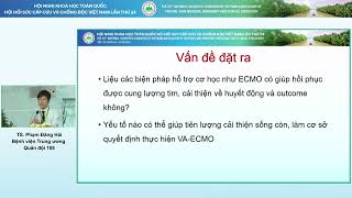 HSCC 2024  TS Phạm Đăng Hải  ECMO trong sốc nhiễm khuẩn Cập nhật 2023 [upl. by Savinirs888]