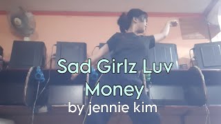 JENNIE SAD GIRLZ LUV MONEY DANC PRACTICE BY NEILSHEN [upl. by Nyltak]