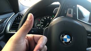 BMW X3  Demonstrating how to dim and brighten instrument panel lights [upl. by Darius]