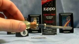 How to refill your Zippo Lighter with Flint and Fluid [upl. by Bashee]