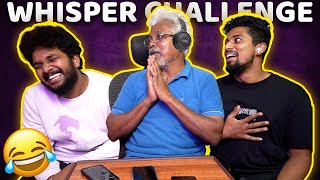 Whisper Challenge 🤩  Dad  Ultimate Fun 💯😂  Part 4 [upl. by Hanima]