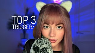 MOST REQUESTED ASMR TRIGGERS  water echo purring amp light sticks [upl. by Klarika]