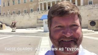 The Evzones  The guards at Athens Syntagma Square [upl. by Enaej]