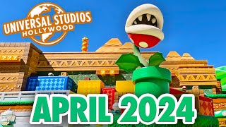 Universal Studios Hollywood  April 2024 Walkthrough 4K POV [upl. by Heiskell179]