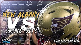 HIGH SCHOOL FOOTBALL  New Albany vs Grove City  HIGHLIGHT [upl. by Madelene]