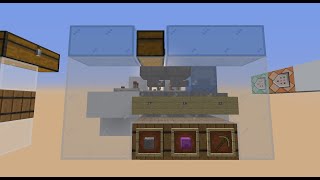 Quick Item TYPE Filter Shulker Boxes Nonstackables and Regular Items Very Simple  Minecraft [upl. by Fontana]