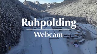 Webcam Ruhpolding  Biathlon Weltcup in der Chiemgau Arena [upl. by Manlove334]