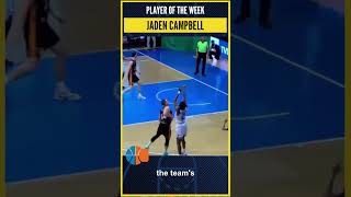 Jaden Campbell Player of the Week  Czech Republic NBL  Round 1 [upl. by Nevur770]