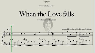 When the Love falls  Yiruma [upl. by Romonda]