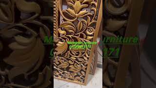 কাঠের তৈরী রাজকীয় মিরর। Royal mirror made of wood 01759913171 furniture [upl. by Ellimak]