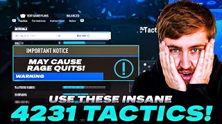 The Best Meta 4231 custom tactics  instructions For EA FC 24 [upl. by Ilellan]