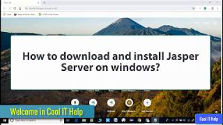 How to download and install jasper server on windows [upl. by Onstad]