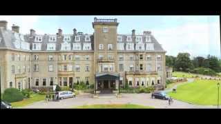 GLENEAGLES PROMO  5 STAR LUXURY HOTEL SCOTLAND GOLF SPA TRAVEL [upl. by Roinuj]