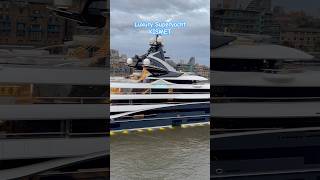 Luxury Superyacht KISMET in LONDON 🛥️ [upl. by Inaliel]