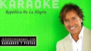 KARAOKE Ricardo Montaner  República De La Alegría PISTA [upl. by Mansur]