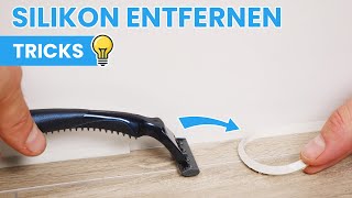 Silikon entfernen Nicht mal Fliesenleger kennen diesen Trick mit dem Silikonentferner [upl. by Leona]