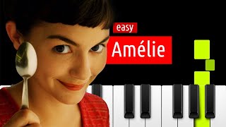 AMELIE Piano Tutorial 🎹 EASY [upl. by Rimaj29]