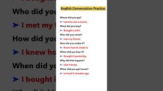 English Conversation Practice  How to Improve Your English englishconversation shorts english [upl. by Oskar]