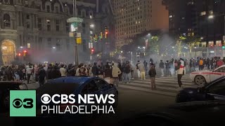 Philadelphia Police respond to multiple illegal car meetups across the city [upl. by Ylam]