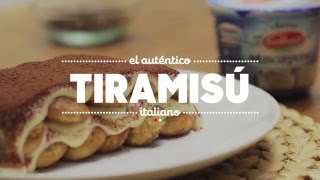 Receta del Tiramisú Italiano con Mascarpone Galbani en 1 minuto [upl. by Fishbein685]