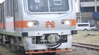 PNR brandnew Railcar runs over old big Railgap [upl. by Mukul]