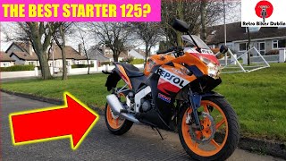 The best starter 125 2014 honda cbr125r review  my 2014 honda cbr125r review [upl. by Jobi413]