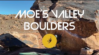 Moes Valley Bouldering  The Beast Israil Direct Bazooka Tooth  More [upl. by Patterman]