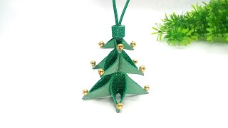 EVA Foam Christmas Tree🎄DIY Christmas Ornaments Decoration Ideas🎄from Foamiran [upl. by Mattias]