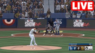 MLB LIVE🔴 Los Angeles Dodgers vs San Diego Padres  NLDS Game 4  9th October 2024 Full Game MLB 24 [upl. by Aihsela]