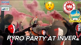 THE TITLE DECIDER MATCH LARNE VS LINFIELD IRISH LEAGUE VLOG [upl. by Claud]