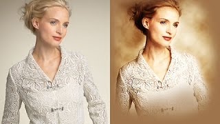 How to Create Sepia Tone in Photoshop [upl. by Fleischer]