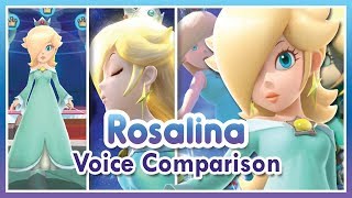 Rosalina Voice Comparison  My Opinion 2007  Present [upl. by Marte]