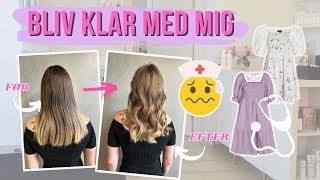 Sidste vlog inden jeg bliver SYGEPLEJERSKE👩🏼‍⚕️😱 Forberedelser til eksamen frisør og selvforkælelse [upl. by Onairam]