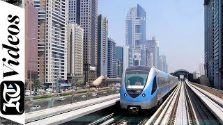 How Dubai Metro runs the worlds longest driverless train system [upl. by Asilehc]